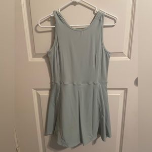 mint blue exercise dress